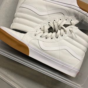 Vans sk8 hi in white